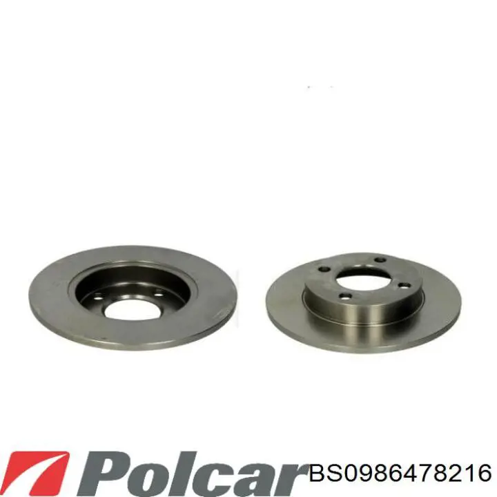 BS0986478216 Polcar диск тормозной задний