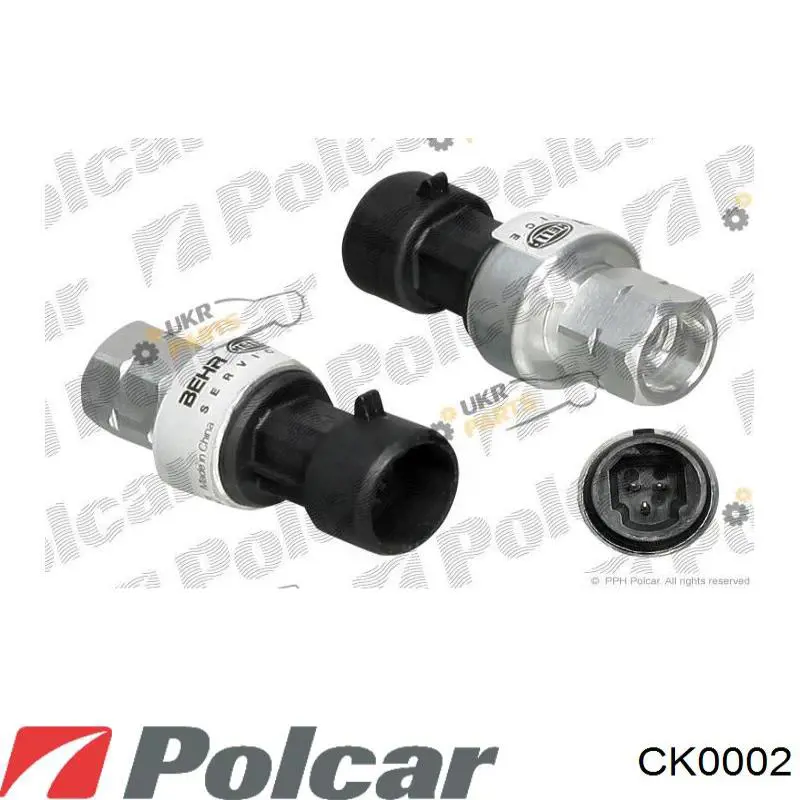 CK0002 Polcar датчик абсолютного давления кондиционера