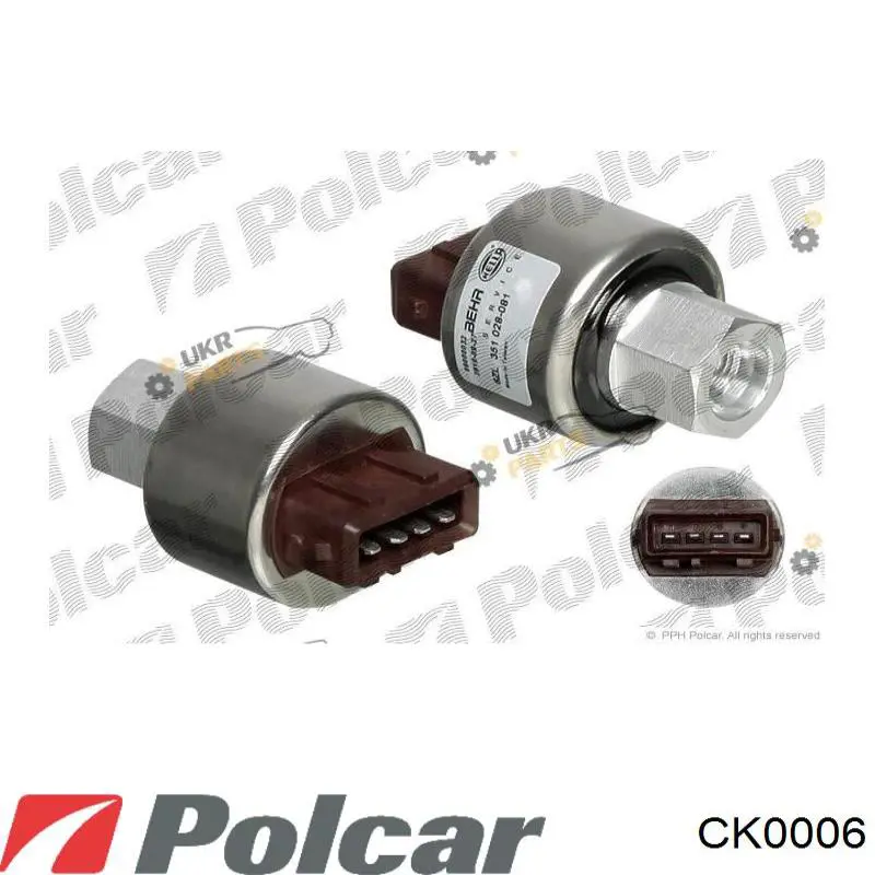Датчик абсолютного давления кондиционера Polcar CK0006 цена, от 12.59 USD