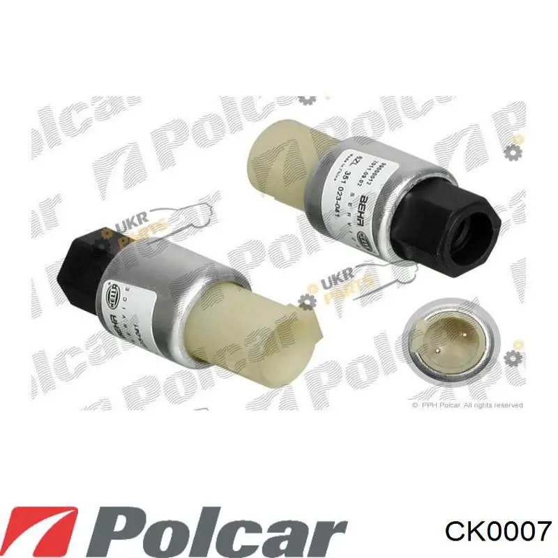 CK0007 Polcar радиатор кондиционера