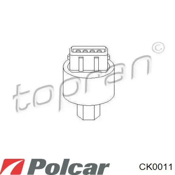 CK0011 Polcar датчик абсолютного давления кондиционера