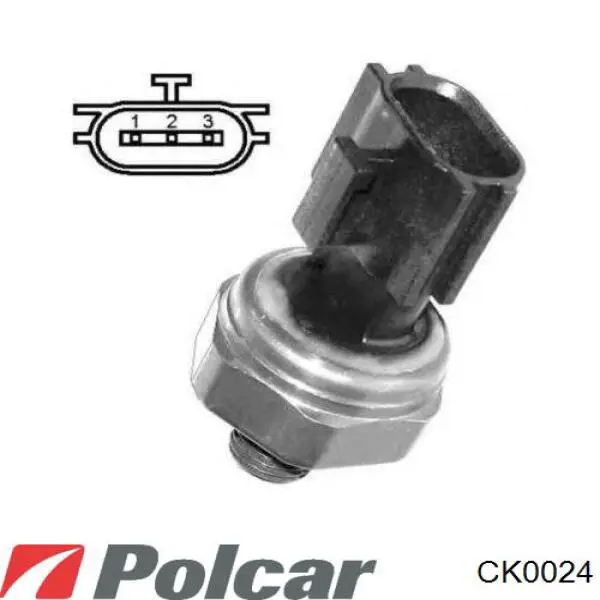 CK0024 Polcar датчик абсолютного давления кондиционера
