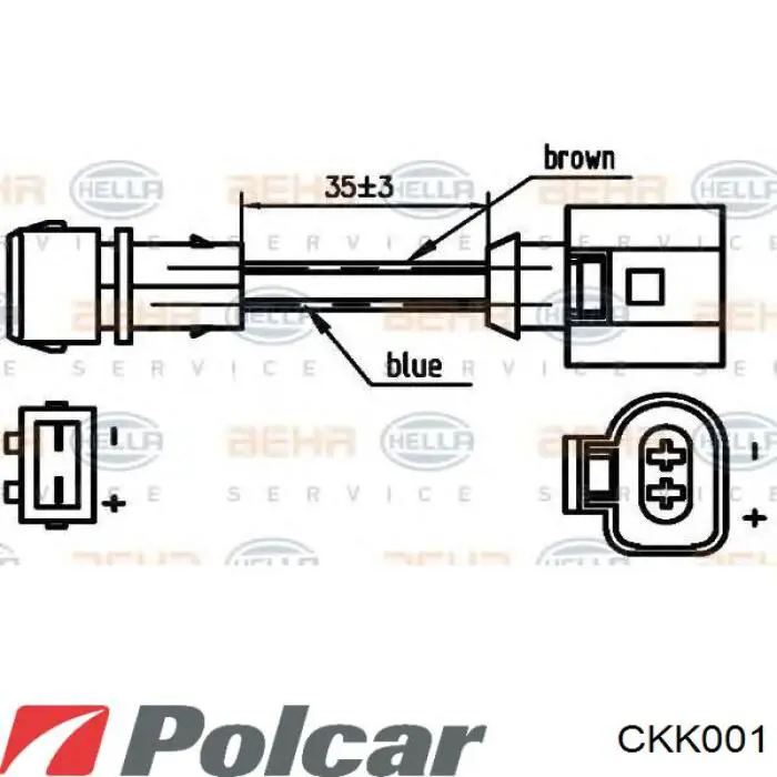 Диск муфты компрессора кондиционера CKK004 Polcar