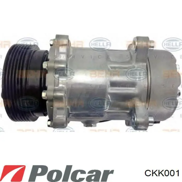 CKK004 Polcar Диск муфты компрессора кондиционера