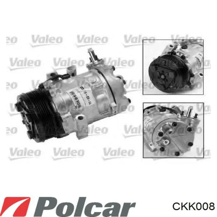 CKK008 Polcar Магнитная муфта компрессора кондиционера