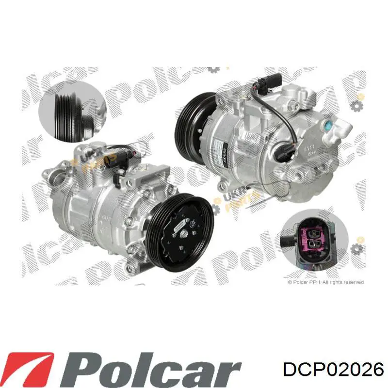 DCP02026 Polcar компрессор кондиционера