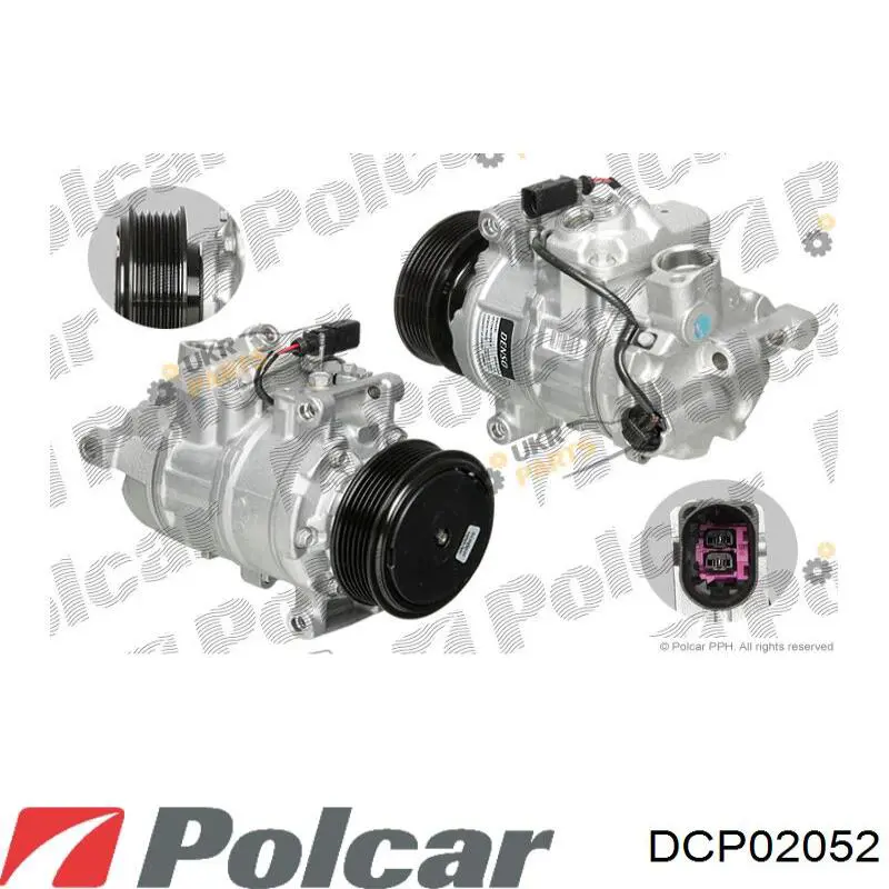 DCP02052 Polcar компрессор кондиционера