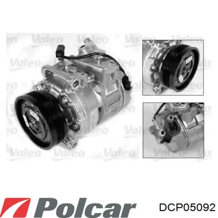 Компрессор системы кондиционирования Polcar DCP05092 цена, от 369.60 USD