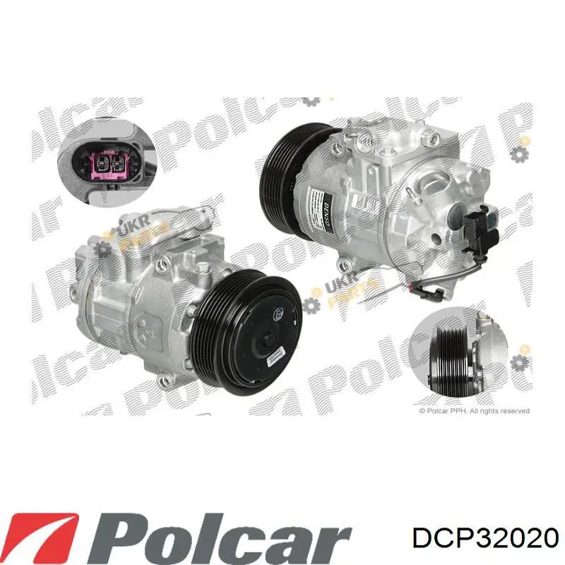 DCP32020 Polcar компрессор кондиционера