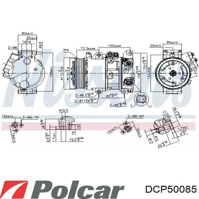 TOAK726 AVA Компрессор хладагента