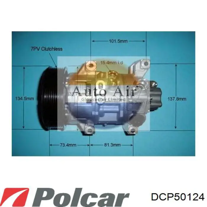 Купить DCP50124 Polcar Компрессор климатической установки