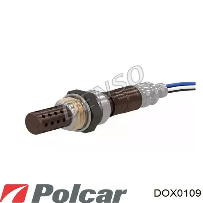 DOX0109 Polcar лямбда-зонд, датчик кислорода после катализатора левый