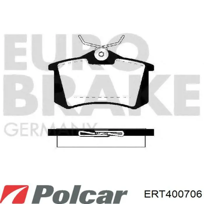 Ремкомплект суппортов Polcar ERT400706 цена, от 7.53 USD