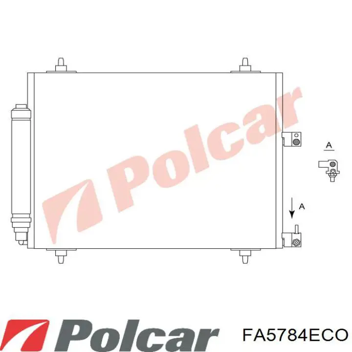 FA5784ECO Polcar масляный фильтр