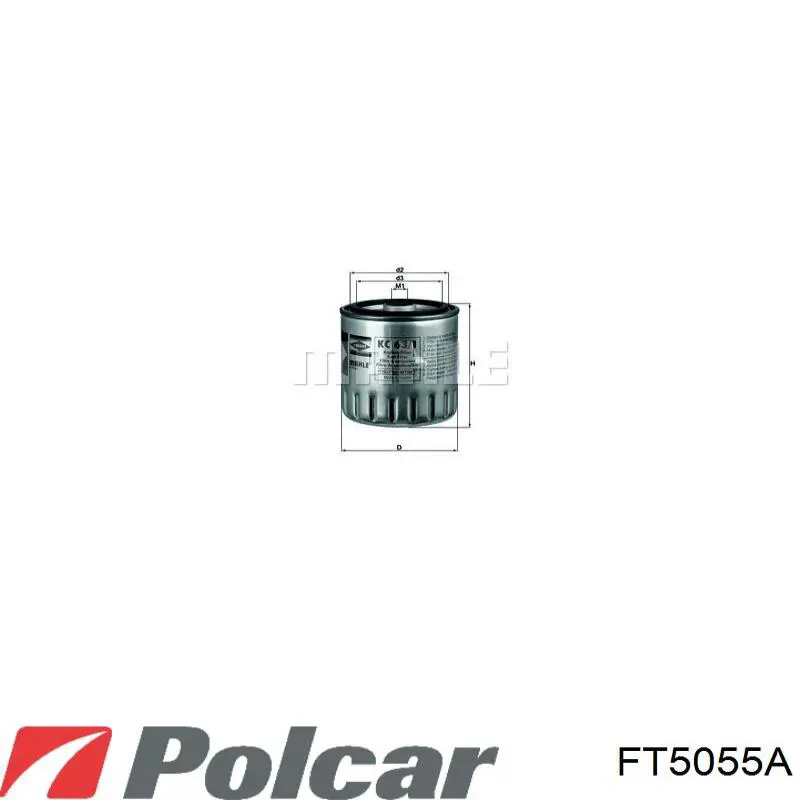 Топливный фильтр FT5055A Polcar