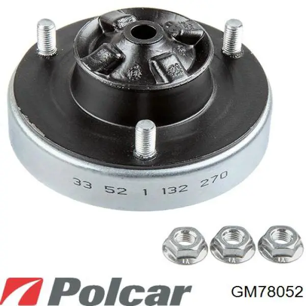 Опора амортизатора заднего Polcar GM78052