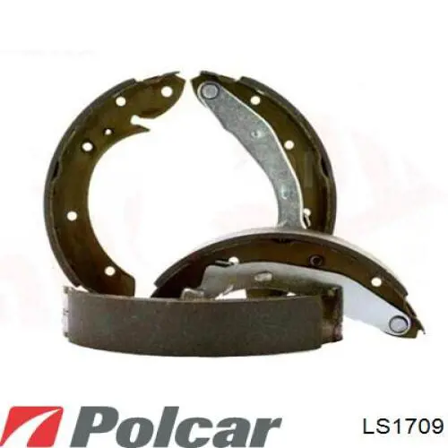 Задние барабанные колодки LS1709 Polcar