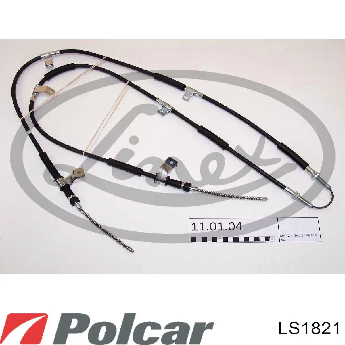 LS1821 Polcar задние барабанные колодки