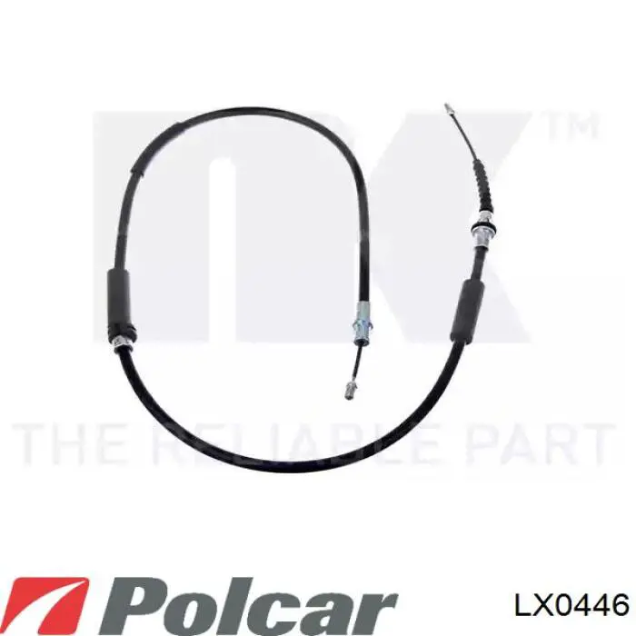 Комплект пружинок крепления дисковых колодок задних Polcar LX0446