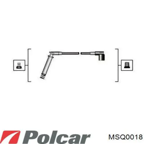 MSQ0018 Polcar высоковольтные провода