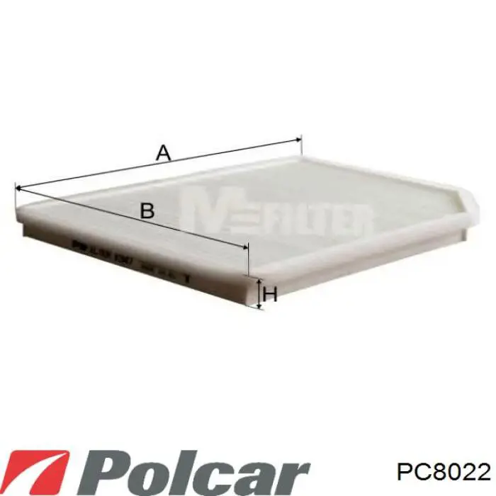 PC8022 Polcar Внутрисалонный фильтр