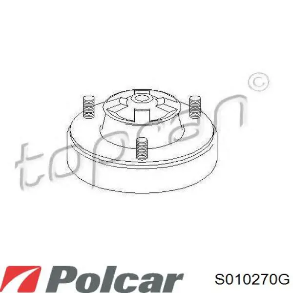 Купить S010270G Polcar Амортизатор передней подвески