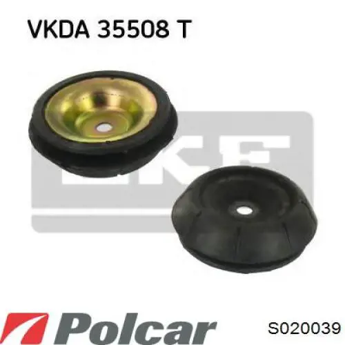 Опора стойки амортизатора переднего Polcar S020039 цена, от 8.96 USD