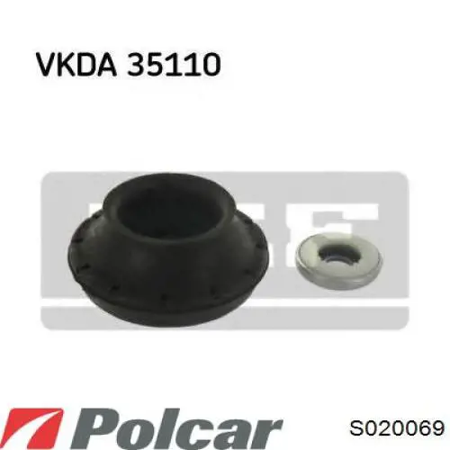 Опора переднего амортизатора S020069 Polcar