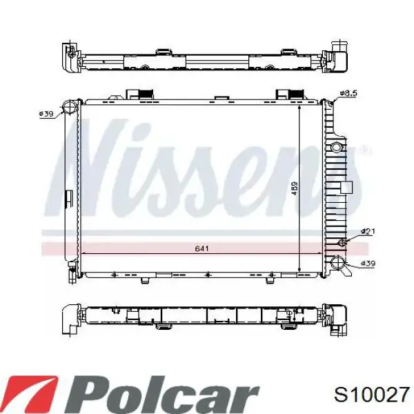 Помпа охлаждения Polcar S10027 цена, от 41.72 USD