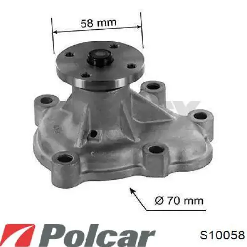 Купить S10058 Polcar Насос охлаждения