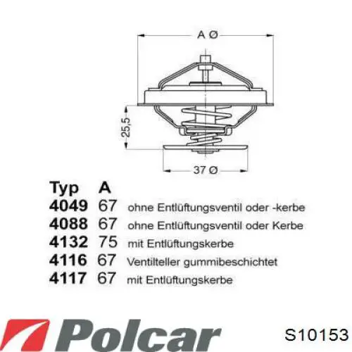Водяной насос Polcar S10153