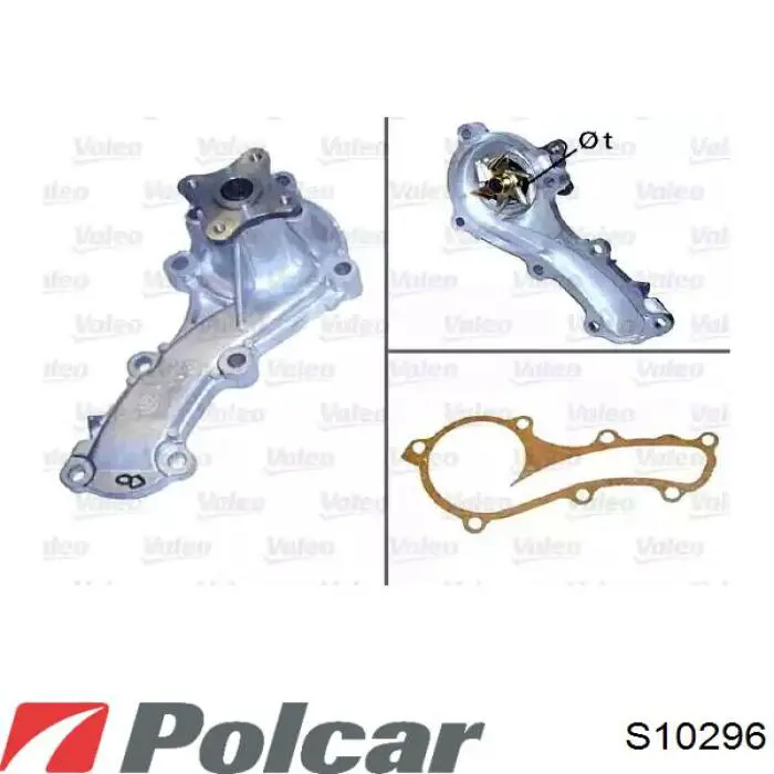 Помпа охлаждения Polcar S10296 цена, от 17.43 USD