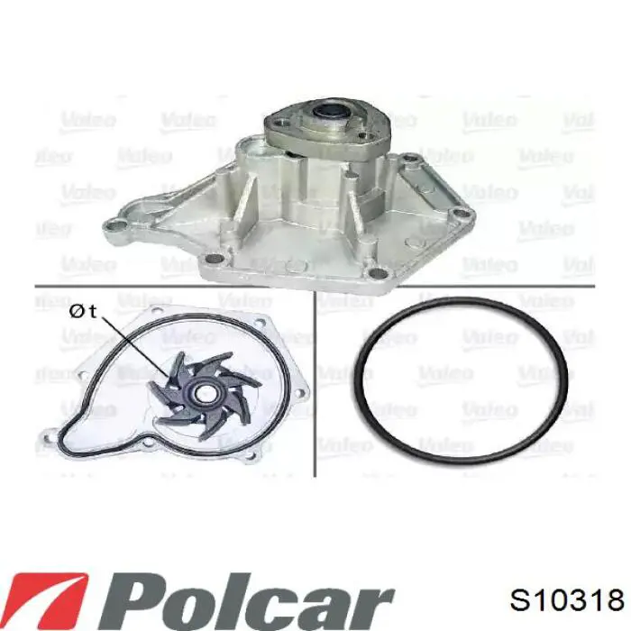 Помпа охлаждения Polcar S10318 цена, от 20.00 USD
