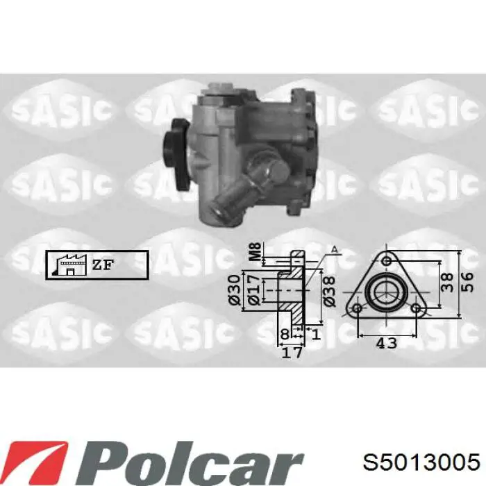S5013005 Polcar ГУР руля