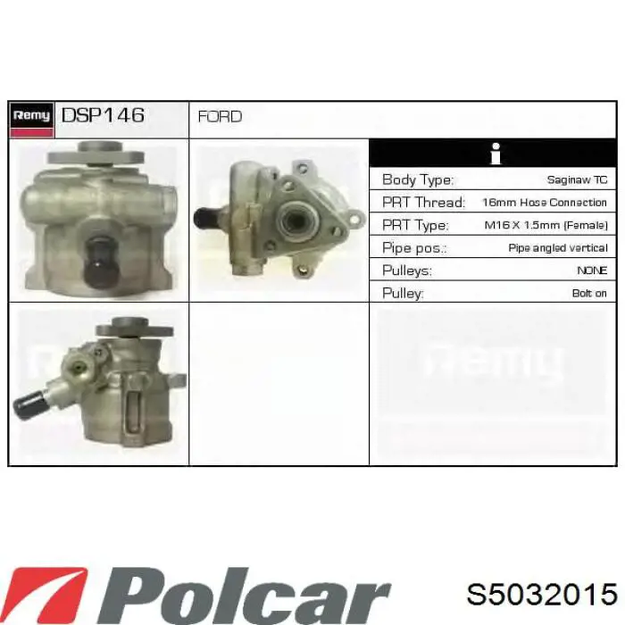 Насос гидравлики Polcar S5032015 цена, от 33.91 USD
