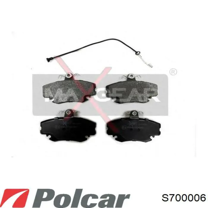 S700006 Polcar Колодки передние
