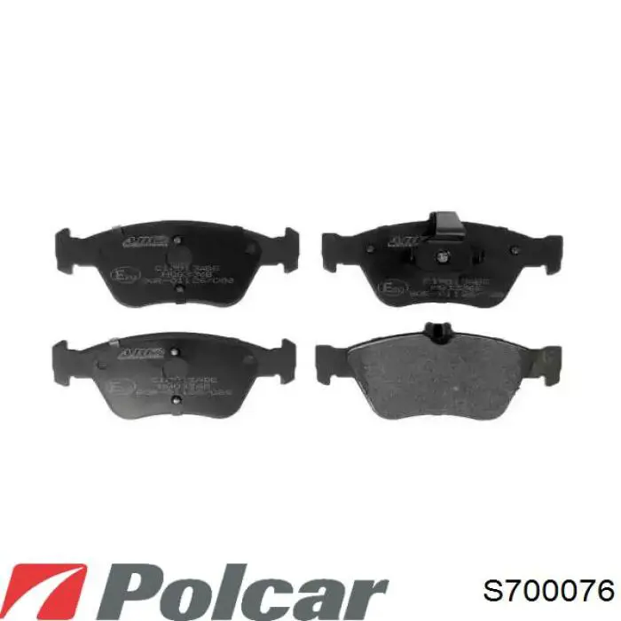 Передние тормозные колодки S700076 Polcar