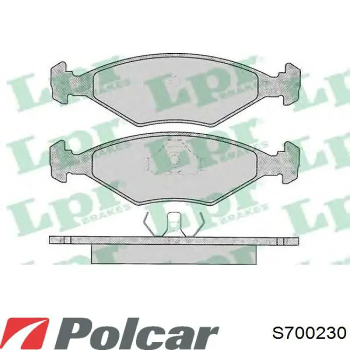 Колодки Polcar S700230 цена, от 10.40 USD