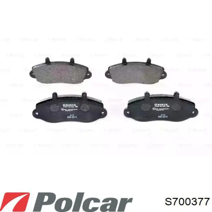 Передние тормозные колодки S700377 Polcar