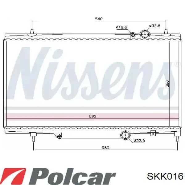 Купить SKK016 Polcar Компрессор климатической установки