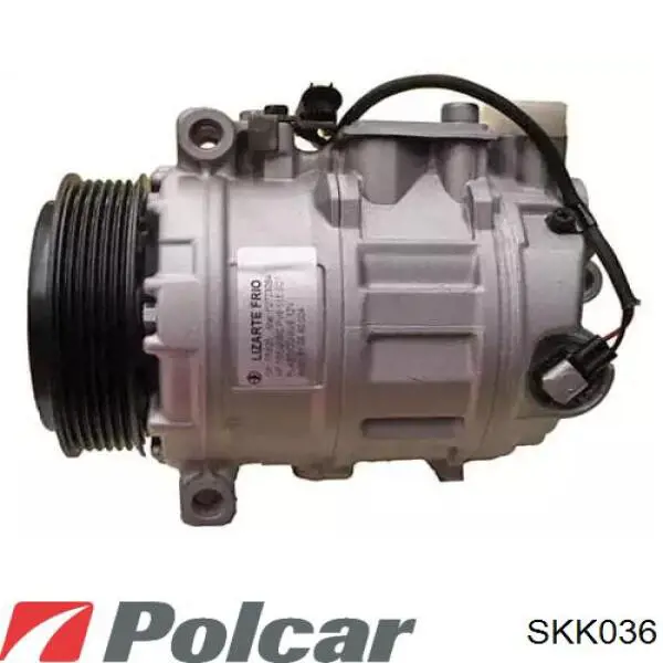 SKK036 Polcar шкив компрессора кондиционера