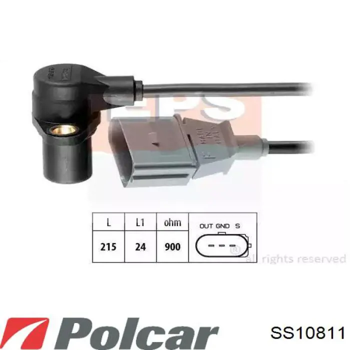 Датчик коленвала SS10811 Polcar