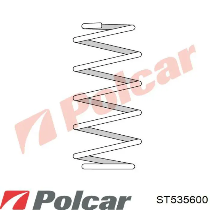 ST535600 Polcar пружина задняя