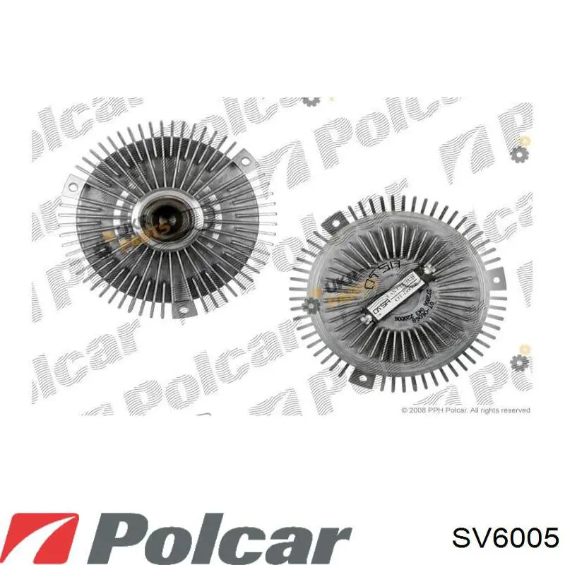Купить SV6005 Polcar Муфта вентилятора охлаждения