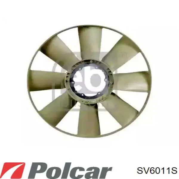 SV6011S Polcar Гидромуфта привода вентилятора