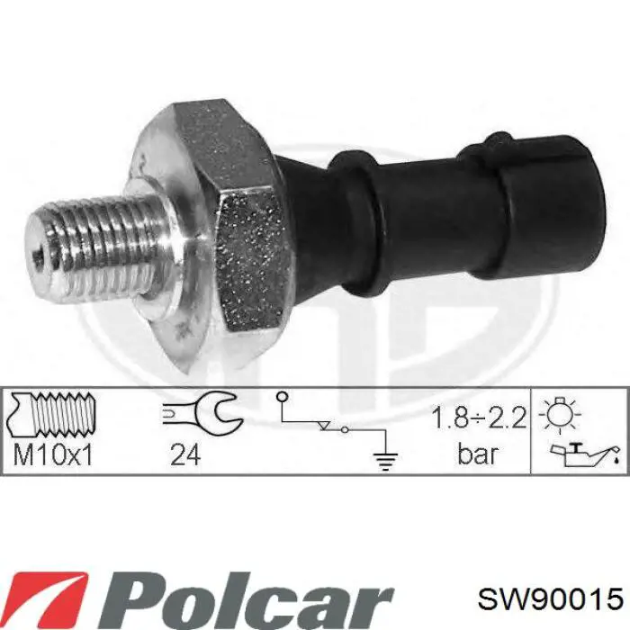 SW90015 Polcar датчик давления масла