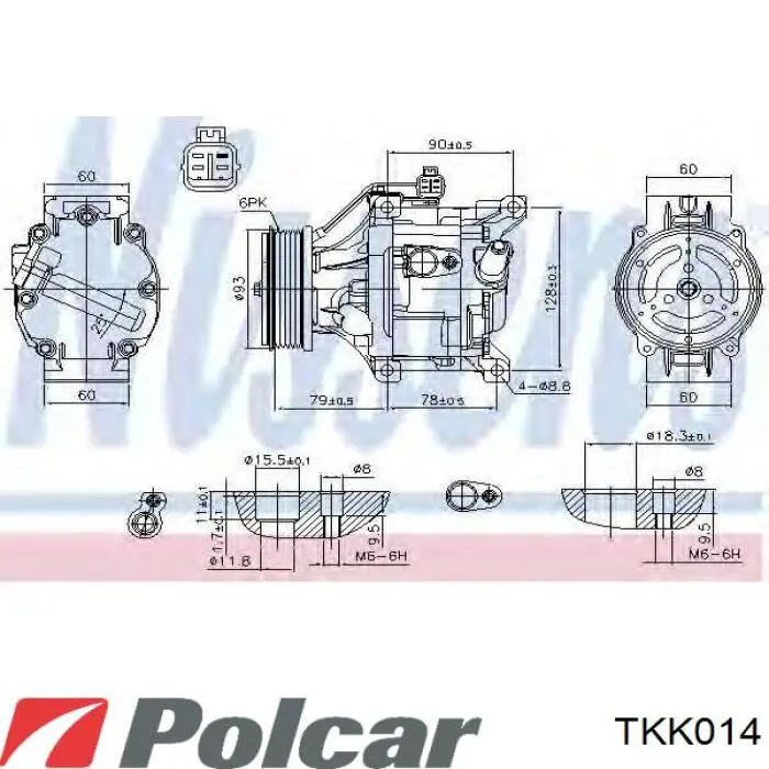 TKK014 Polcar Компрессор хладагента