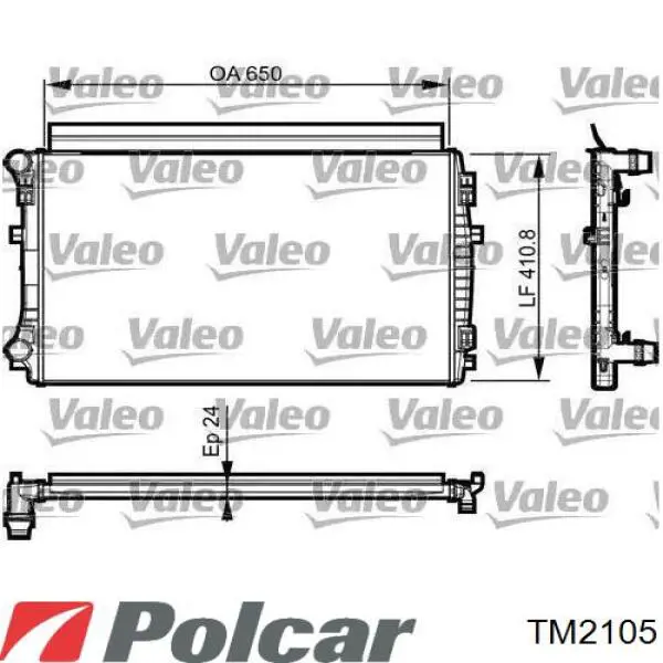 TM2105 Polcar корпус термостата