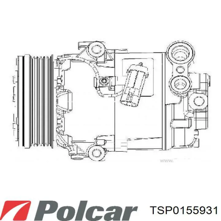 Купить 93196863 Opel Компрессор климатической установки