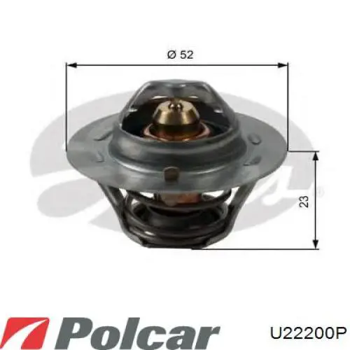 U22200P Polcar Авто термостат